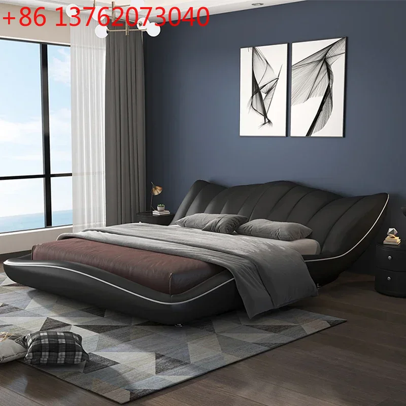 Luxury Skincare China - Sun Black Design Double Bed Luxury