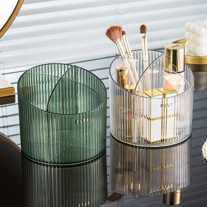 Luxury Skincare Box - Desktop luxury transparent storage box, with