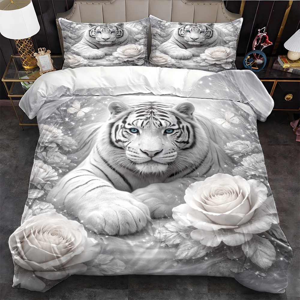 Luxury Skincare Sets - 3Pc Dreamy White Rose White Tiger