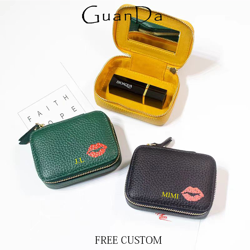 Luxury Skincare Box - Luxury Cowhide Woman Lipstick Box Custom