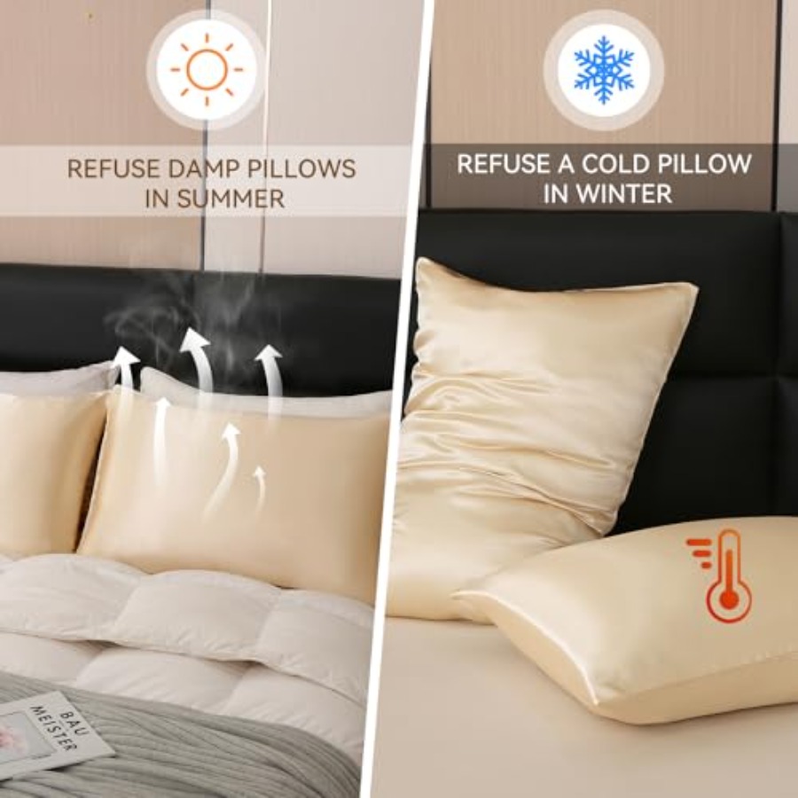 Satin Pillowcase Set for Hair  - огляд і ціна Luxury Skincare Sets