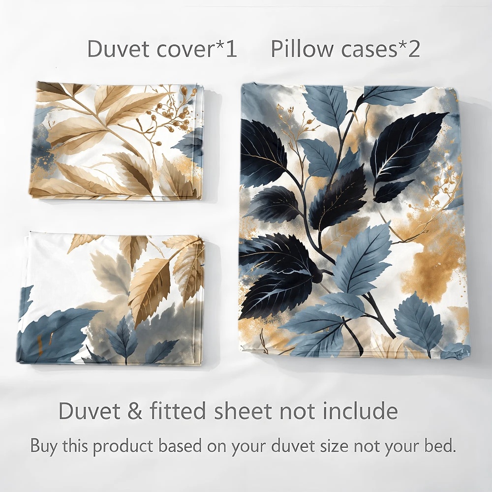 3Pc Luxurious Ink Blue Leaf Pa - огляд і ціна Luxury Skincare Sets