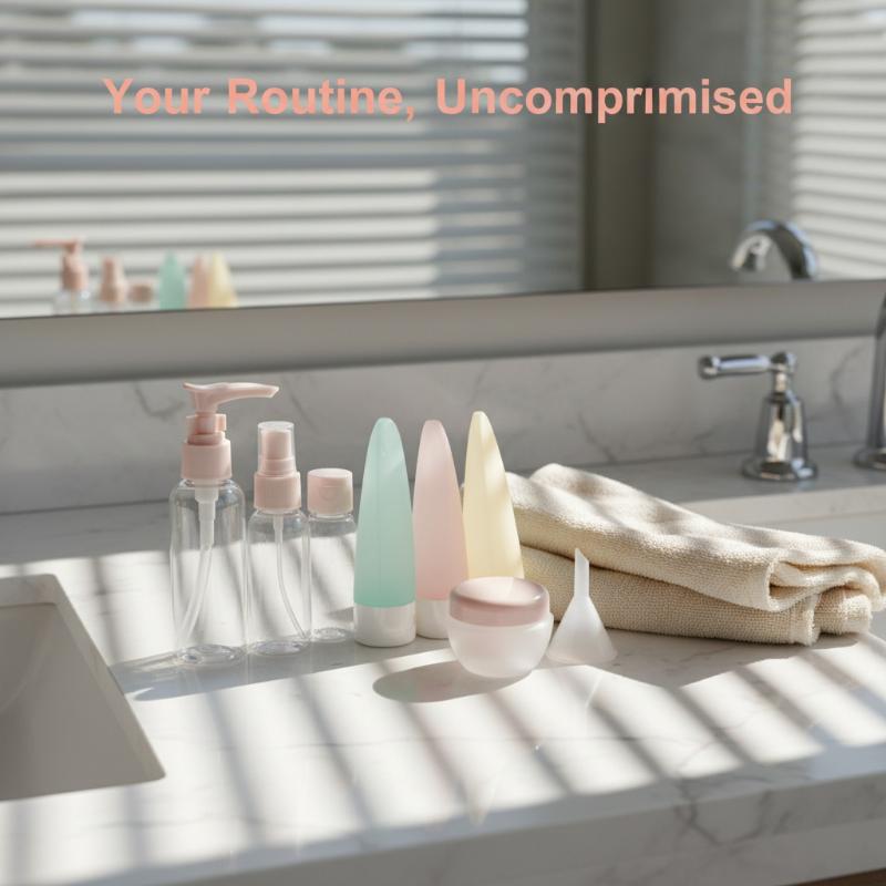 Luxury Travel Bottles Set 11in - огляд і ціна Luxury Skincare Sets